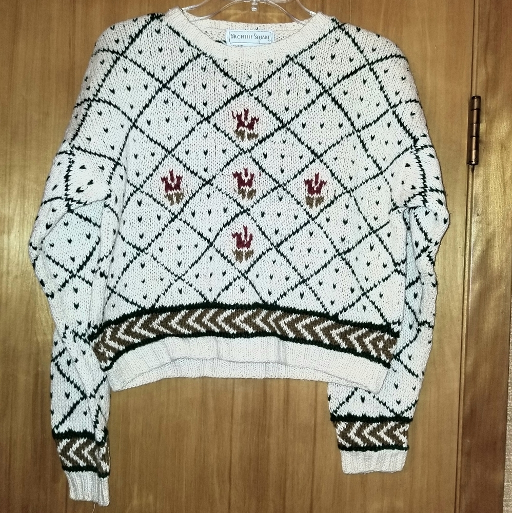 Michelle Stuart vintage crop sweater